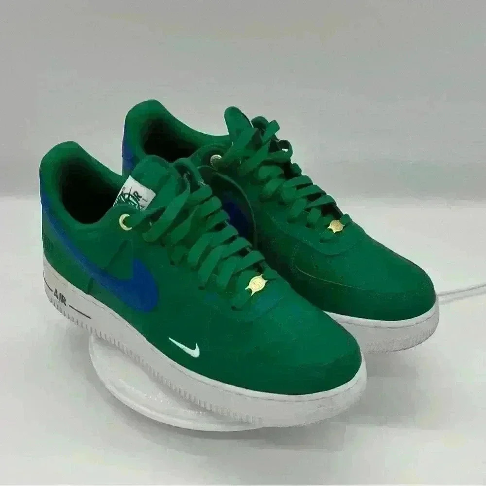 Nike Air Force 107 Elevate "40TH" Malachite/BlueJay-Sail-White ``AIRFORCE1'' M11 - Picture 9 of 15